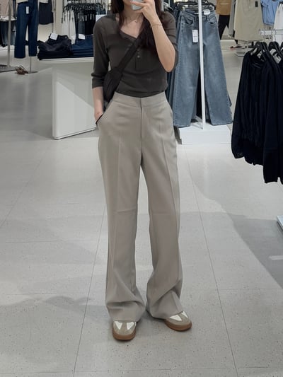 現貨 AT15 必買！超瘦修身中壓摺西裝褲 3色 SM3