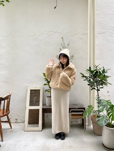 現貨 BEST！回歸) HH02自留！無接縫舒服羊毛長裙 3色5