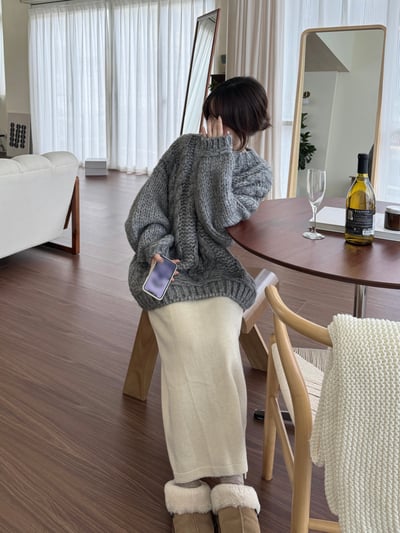 現貨 回歸) QQ蓬鬆麻花毛衣 3色13