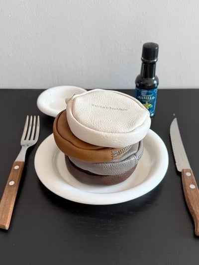 B20 Bucks&Leather 馬卡龍圓形零錢包4