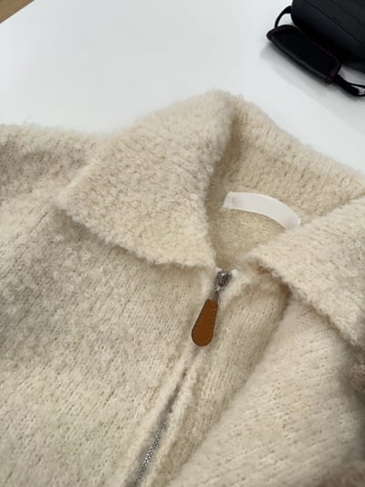 現貨！獨家訂製！回歸) 高CP值！親膚QQ毛背心洋+小翻領外套SET 2色16