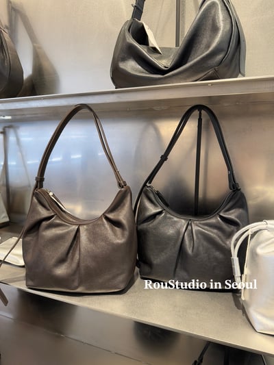 B17 Bucks&Leather 秋冬新款！褶皺泡芙包5