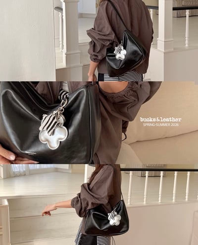 B50 Bucks&Leather 26年新款！詢問度超高！花花/愛心 鏡子鑰匙圈8