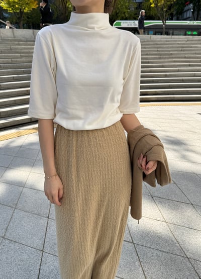 現貨 BEST！回歸) 自留！仙女羽毛感後開衩長裙 2色13