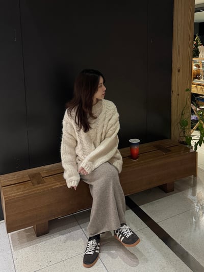 現貨 回歸) QQ蓬鬆麻花毛衣 3色9