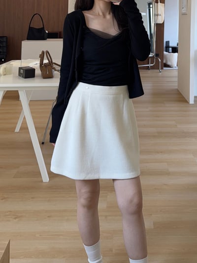 新增新色回歸) AL07 細肩網紗bar背心+小罩衫set 2色11