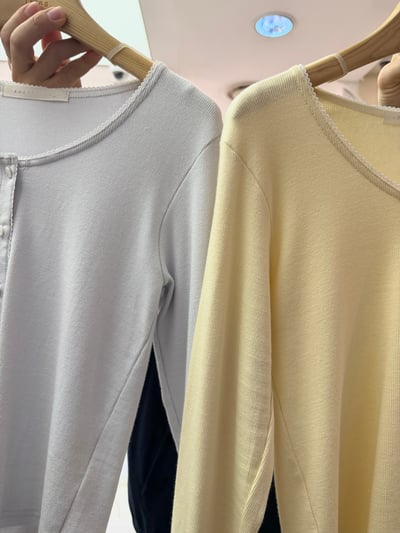 現貨 BD14 推！莫代爾棉舒服滾邊U領小罩衫 4色6