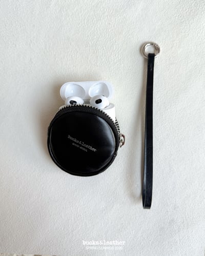 B41 Bucks&Leather 26年新色！光滑亮面馬卡龍圓形零錢包4