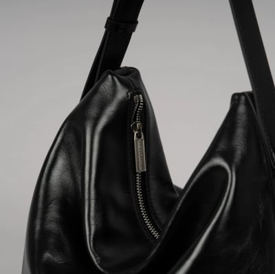 B37 Bucks&Leather  26年新款！大款 牛皮光滑亮面拉鍊托特包12