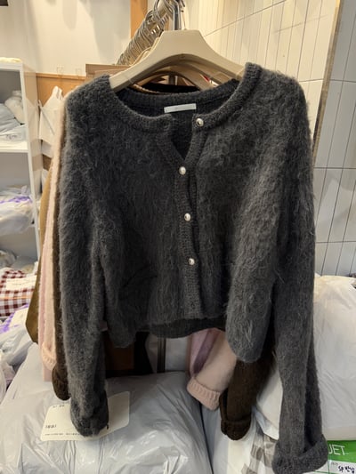 現貨 AY25 節日感滿滿小香毛毛開衫 4色14