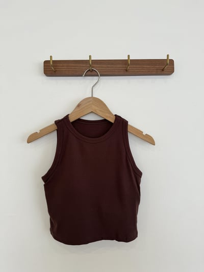 現貨 回歸) 短版Bra top削肩背心 3色15