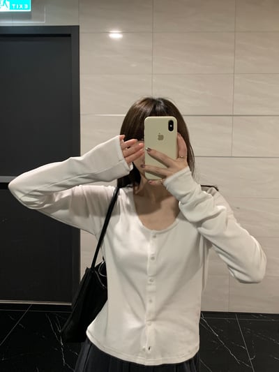現貨 BD14 推！莫代爾棉舒服滾邊U領小罩衫 4色10