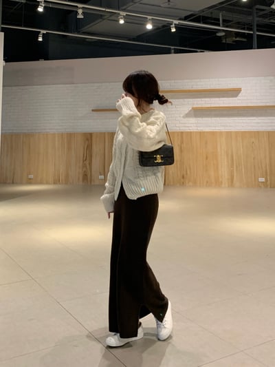 現貨 BEST！回歸) 自留！側邊小開岔直筒長裙 2色9