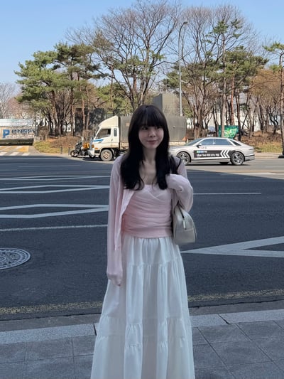 新增新色回歸) AL07 細肩網紗bar背心+小罩衫set 2色8