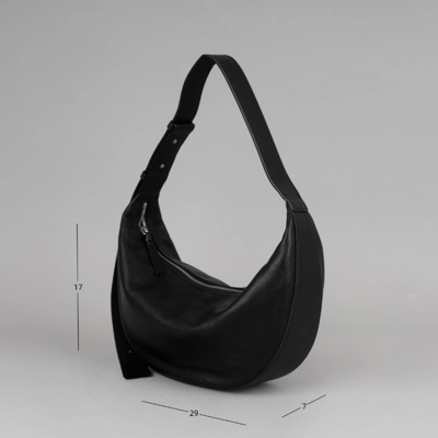 B34 Bucks&Leather 許願款！羊皮寬背帶新月包7