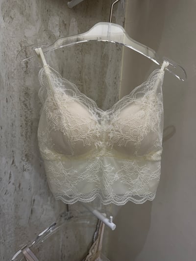 CB07 絕美雕花蕾絲Bra top 2色1