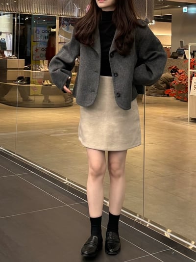 熱銷破百！高級感！經典牛皮樂福鞋 23-25 1色12