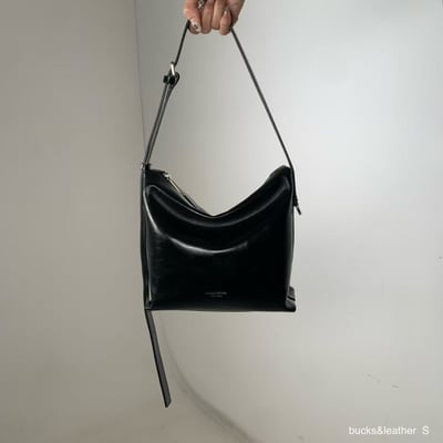 B38 Bucks&Leather  26年新款！小款 牛皮光滑亮面拉鍊托特包5