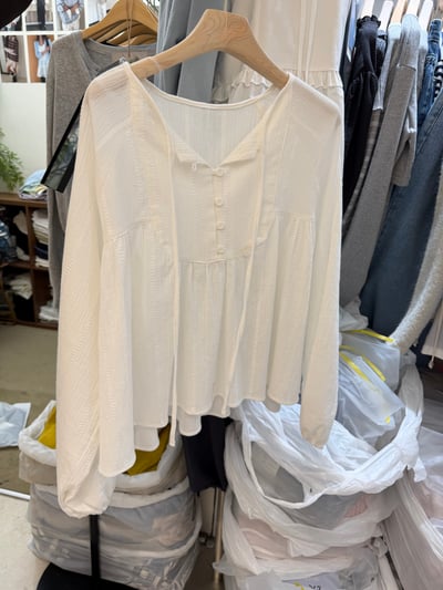 BB02 推！精緻紋理綁帶衫 1色3