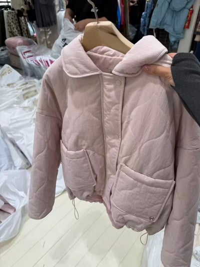 現貨 BEST！AW08 推！軟萌小翻領鋪棉外套 3色16