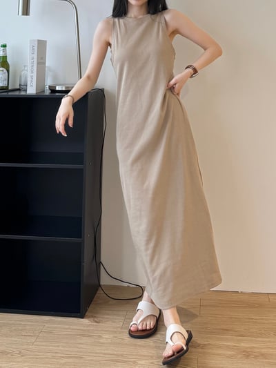 回歸) 熱銷破百！自留！微削肩彈性長洋 4色18