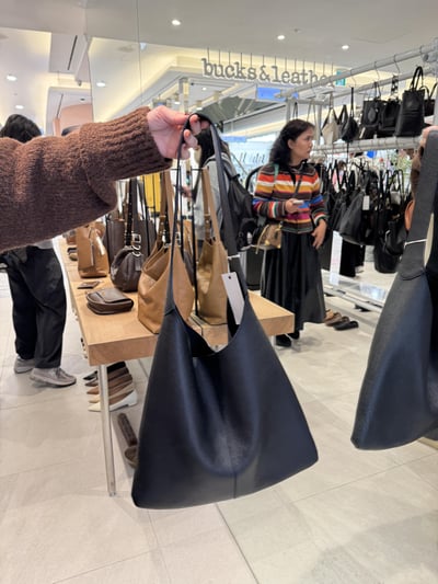 B33 Bucks&Leather 許願款！大容量牛皮肩背托特包5