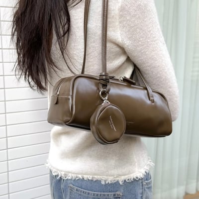 B41 Bucks&Leather 26年新色！光滑亮面馬卡龍圓形零錢包13