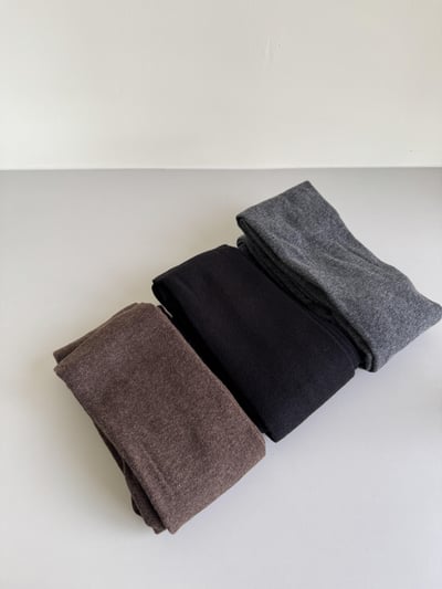 現貨 BEST！回歸) 冬季必備！保暖纖細棉質褲襪 3色5