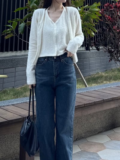 現貨 BA14 自留！節日感毛茸茸假兩件式上衣10