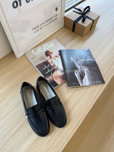 超美！小金扣樂福鞋 23-254