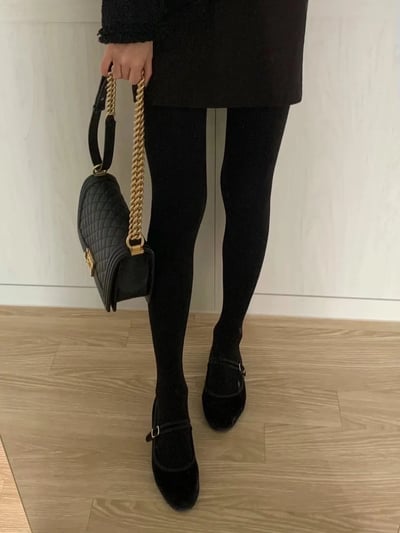 現貨 BEST！回歸) 冬季必備！保暖纖細棉質褲襪 3色9