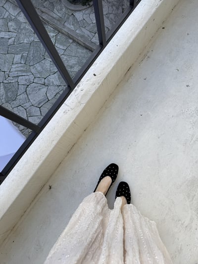 回歸) AW20 精緻絨面珍珠娃娃鞋 225-253