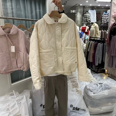 現貨 BEST！AW08 推！軟萌小翻領鋪棉外套 3色11