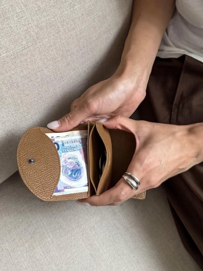 B54 Bucks&Leather 緊湊型牛皮小短夾4