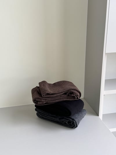 現貨 BEST！回歸) 冬季必備！保暖纖細棉質褲襪 3色6