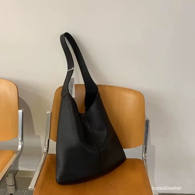 B33 Bucks&Leather 許願款！大容量牛皮肩背托特包2