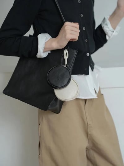 B20 Bucks&Leather 馬卡龍圓形零錢包11