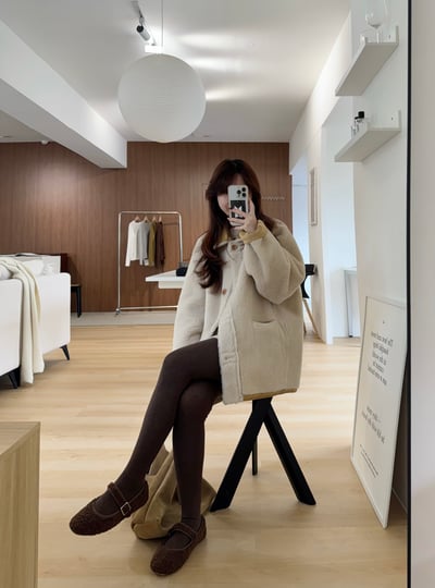 現貨 BEST！回歸) 冬季必備！保暖纖細棉質褲襪 3色10