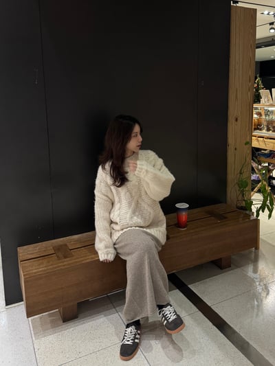 現貨 回歸) QQ蓬鬆麻花毛衣 3色10