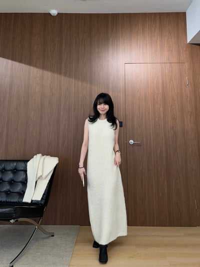 現貨！獨家訂製！回歸) 高CP值！親膚QQ毛背心洋+小翻領外套SET 2色1