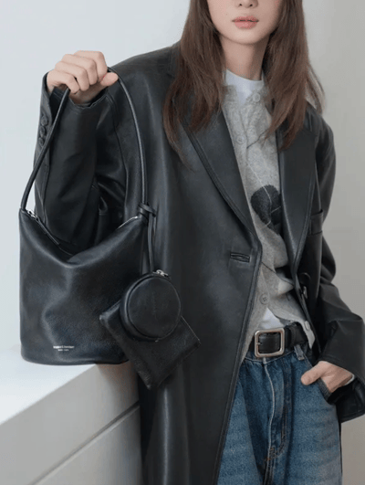 B27 Bucks&Leather 秋冬新款！小款 肩背圓桶包11