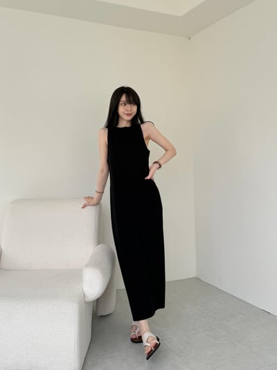 回歸) 熱銷破百！自留！微削肩彈性長洋 4色1