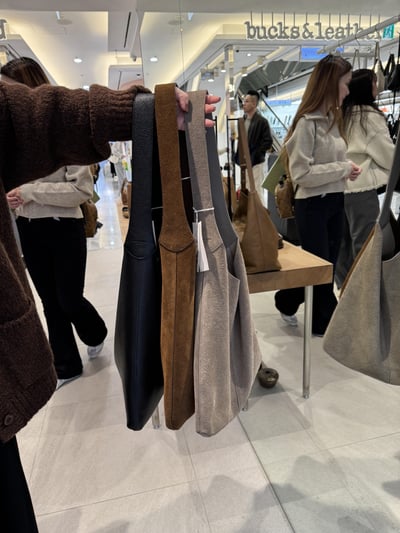 B33 Bucks&Leather 許願款！大容量牛皮肩背托特包6