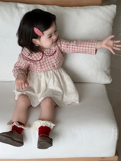 格子衫/雕花裙2