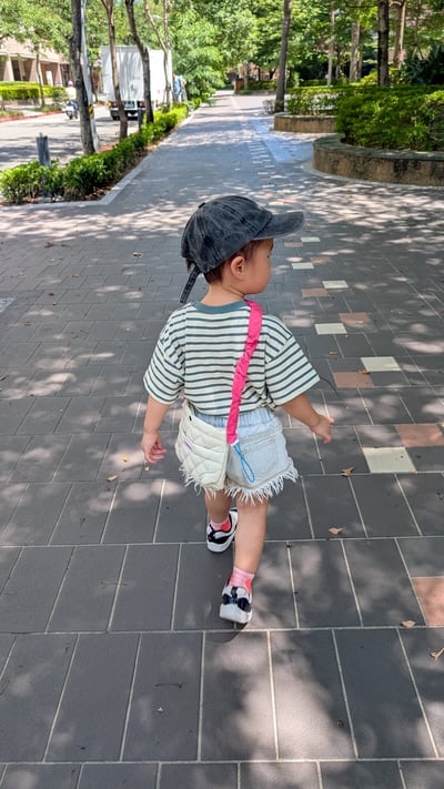 百搭條紋短T (松綠)7