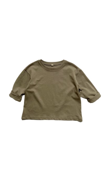 素色百搭長T(青木灰)1