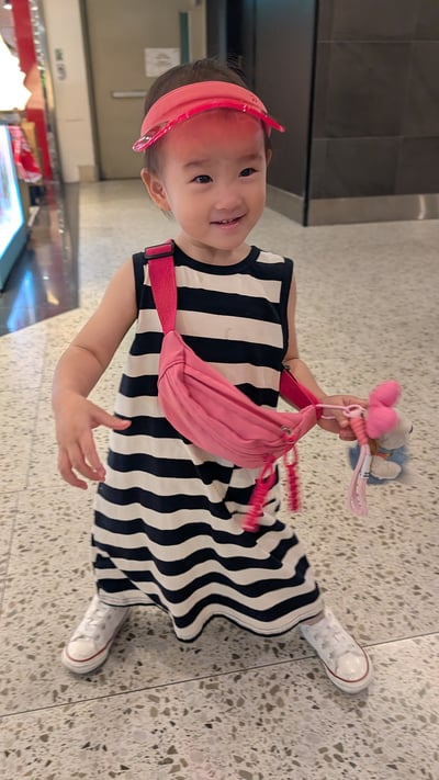 條紋背心A字長洋6