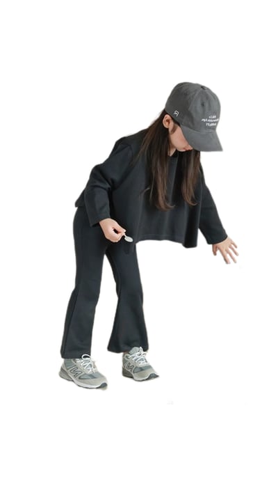 長袖蝙蝠衫套裝 (二件套)1