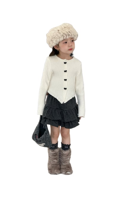 韓版不規則針織外套1