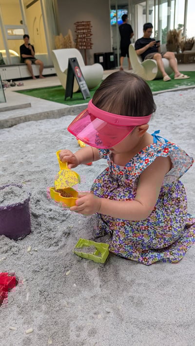 單排扣碎花洋裝2